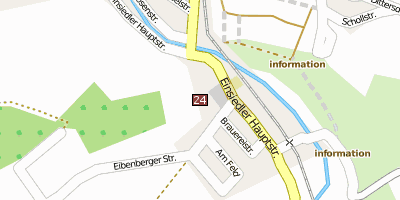 Einsiedler Brauhaus Stadtplan