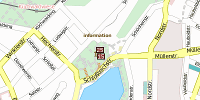 Schloßkirche  Stadtplan