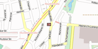 Villa Esche Stadtplan