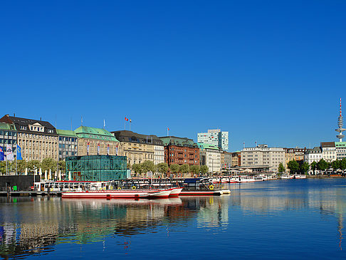 Alster Pavillon und Binnenalster