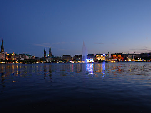 Binnenalster am Abend