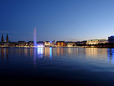 Foto Binnenalster am Abend