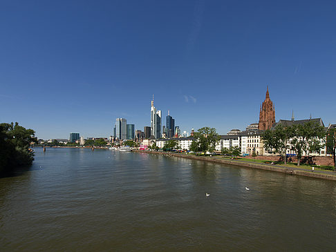 Foto Blick über den Main - Frankfurt am Main