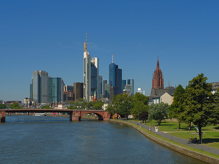 Foto Skyline von Frankfurt - Frankfurt am Main