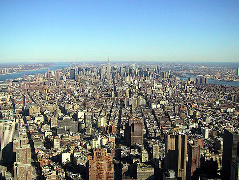 Blick über New York Foto 