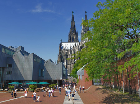 Weg zum Kölner Dom Foto 